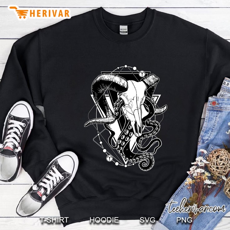Zodiac Dead Aries & Tentacles Classic Sweatshirt