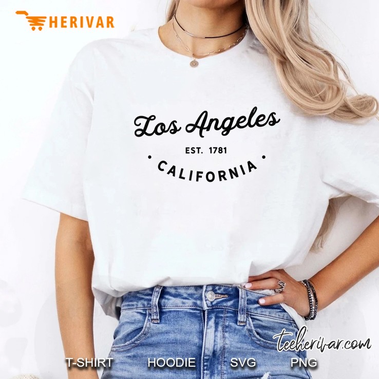 Classic Retro Vintage Los Angeles California La Ladies Tee