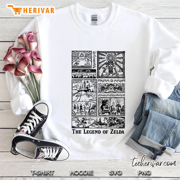 Nintendo Zelda The Legend Lives In Tonal Glyphs Sweatshirt
