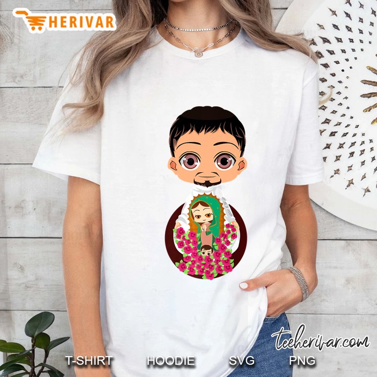 San Juan Diego Shirt Saint Juan Diego Virgen De Guadalupe Ladies Tee