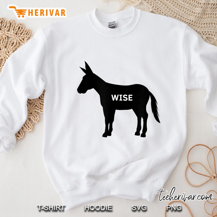 Wise A$$ Funny Donkey Graphic Sweatshirt