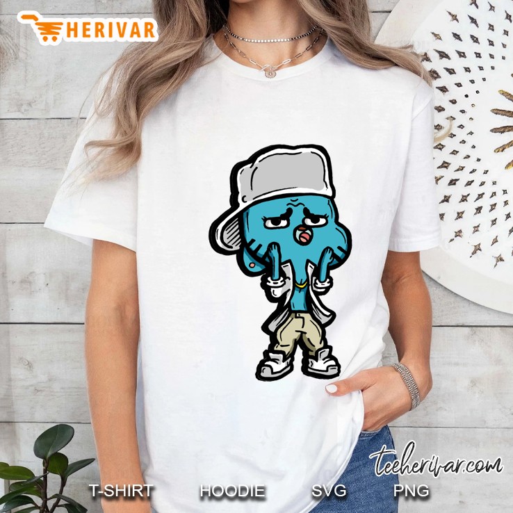 Gumball From The Amazing World Of Gumball™ Ocho’S Uncle Song Premium Ladies Tee