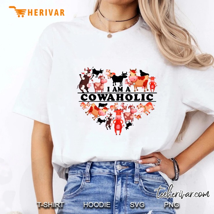 I Am A Cowaholic Cow Lover Hoodie