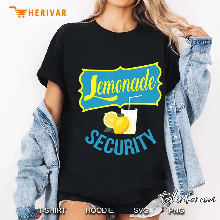 Adult Lemonade Stand Security Guard Cute Funny Hoodie