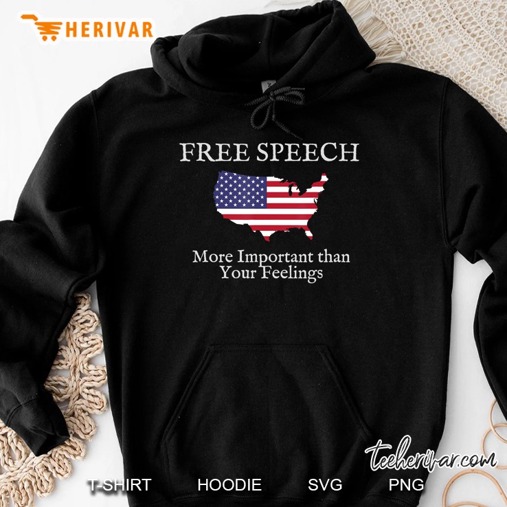 Free Speech Is More Important - First Amendment Hoodie