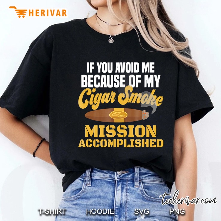 Funny Cigar Smoker Ladies Tee