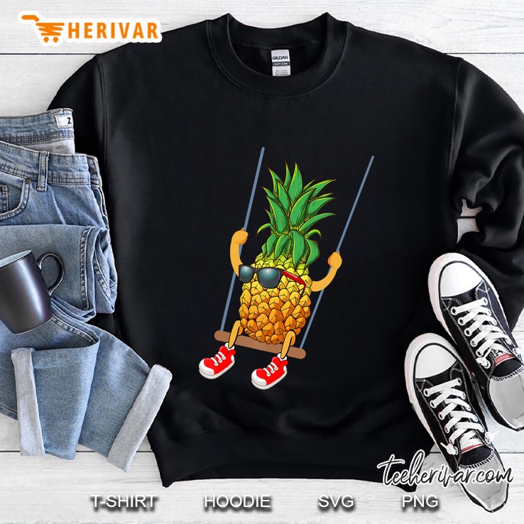 Funny Swinging Pineapple Swinger Sweatshirt