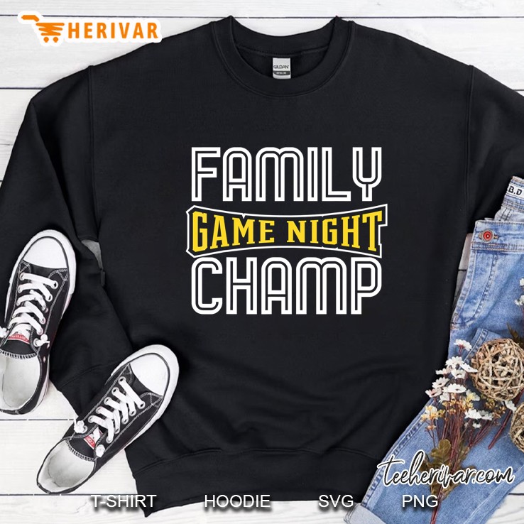 Funny Family Game Night Trophy Shirt Sweatshirt