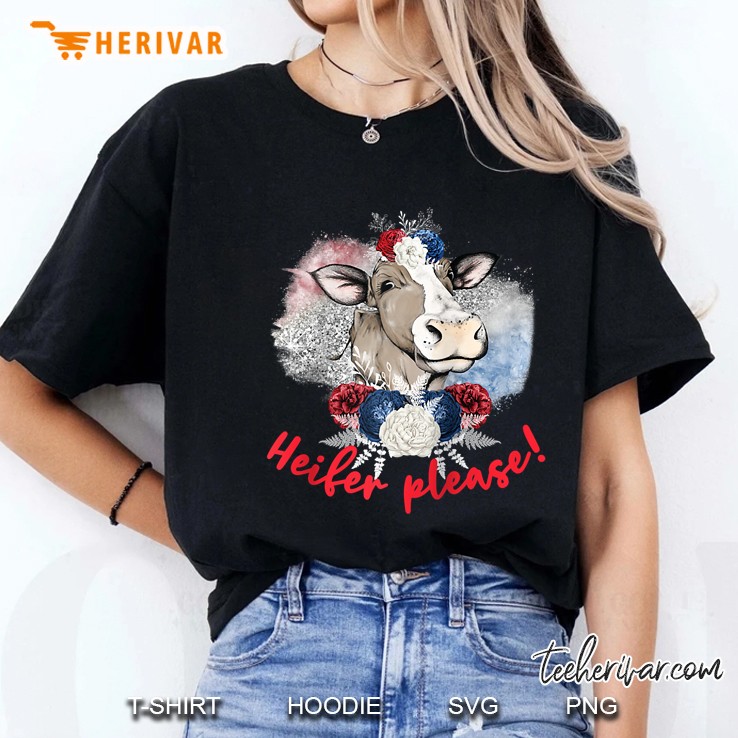 Heifer Please Cow Cattle Farmer Gift Women Raglan Baseball Tee Hoodie