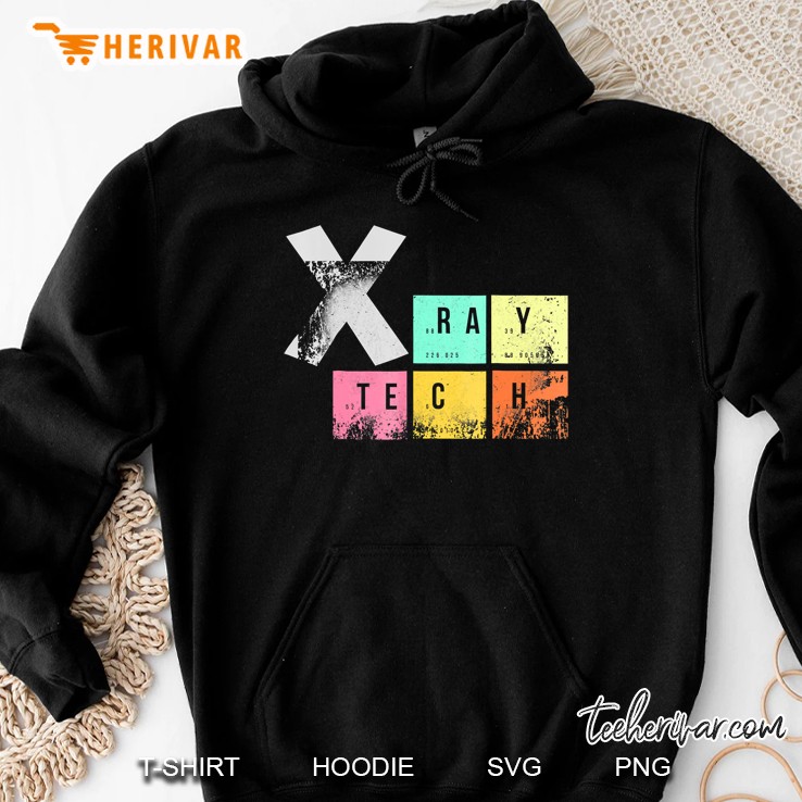 Radiology Xray Technologist Periodic Elements Table Hoodie