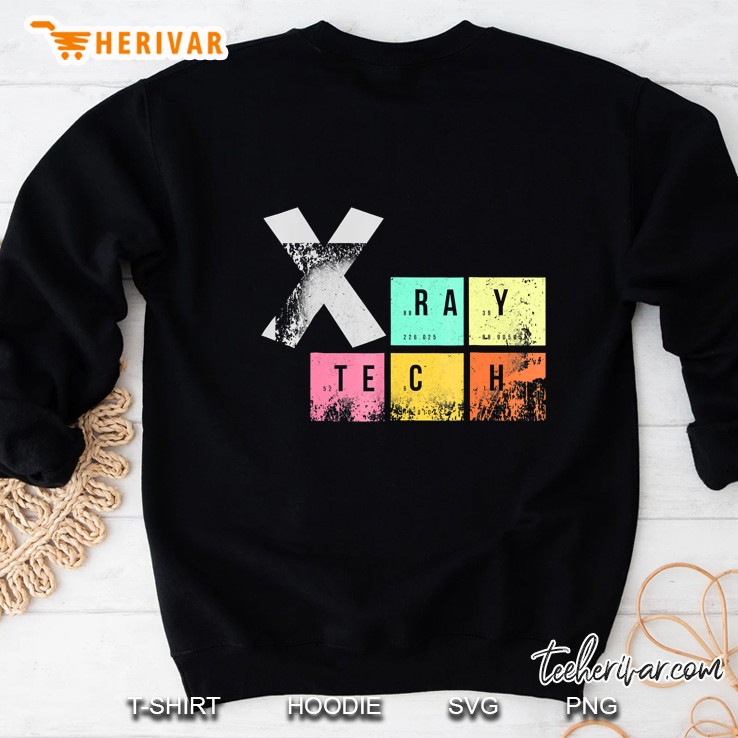 Radiology Xray Technologist Periodic Elements Table Sweatshirt