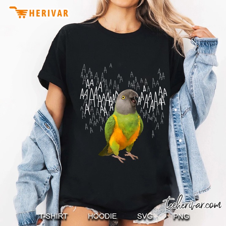 Screaming Senegal Parrot Ladies Tee