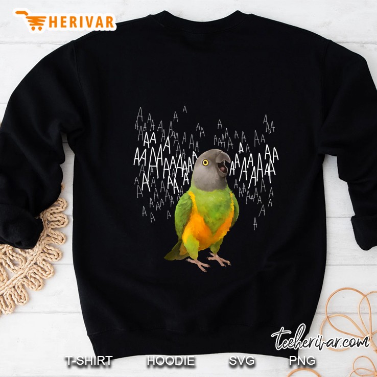 Screaming Senegal Parrot Sweatshirt