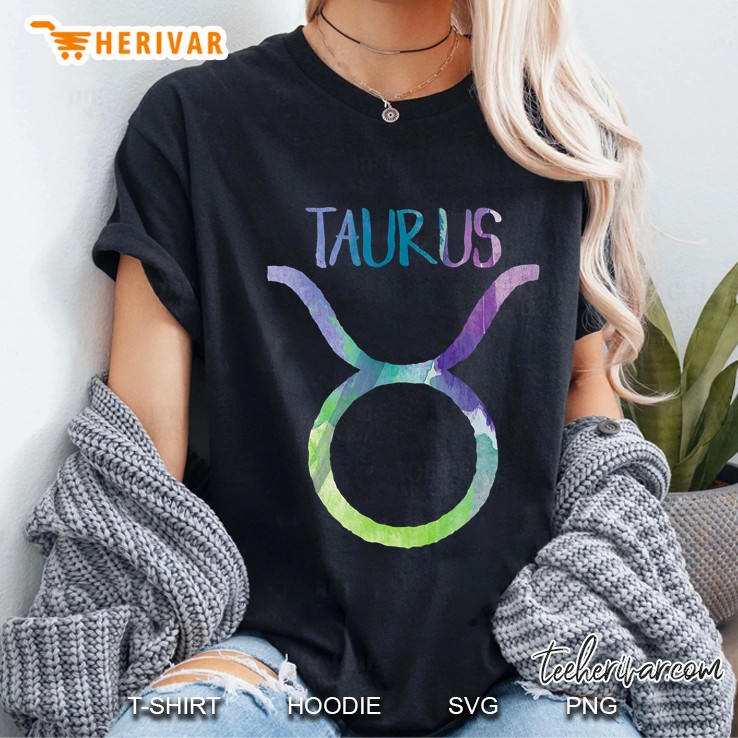 Taurus Zodiac Symbol Astrology Bull Earth Sign Ladies Tee