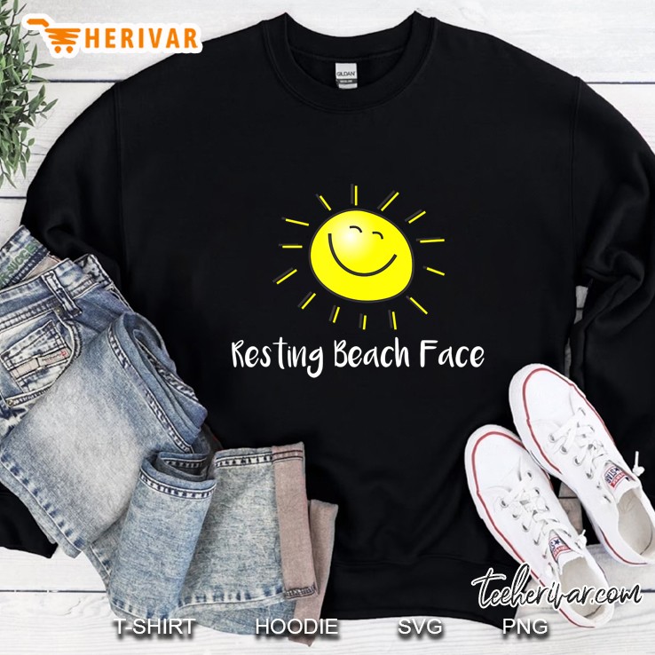 This Is My Resting Beach Face Shirt Funny Summer Mugs