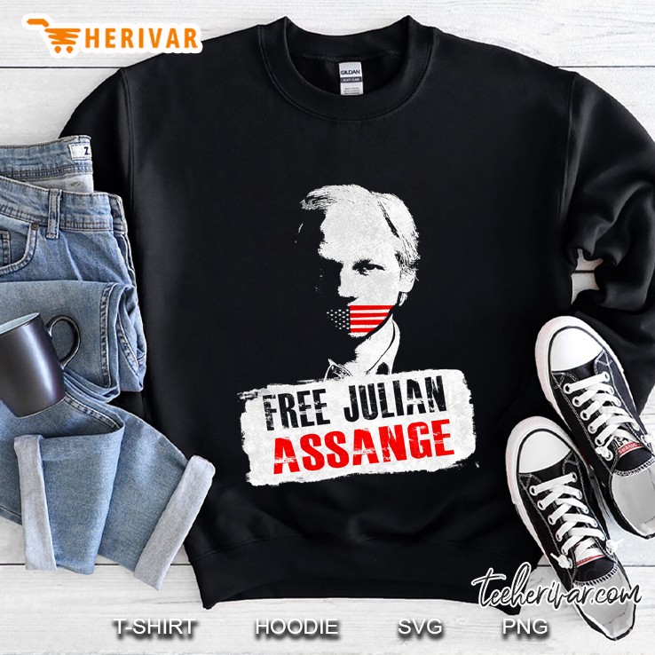 Free Julian Assange Sweatshirt