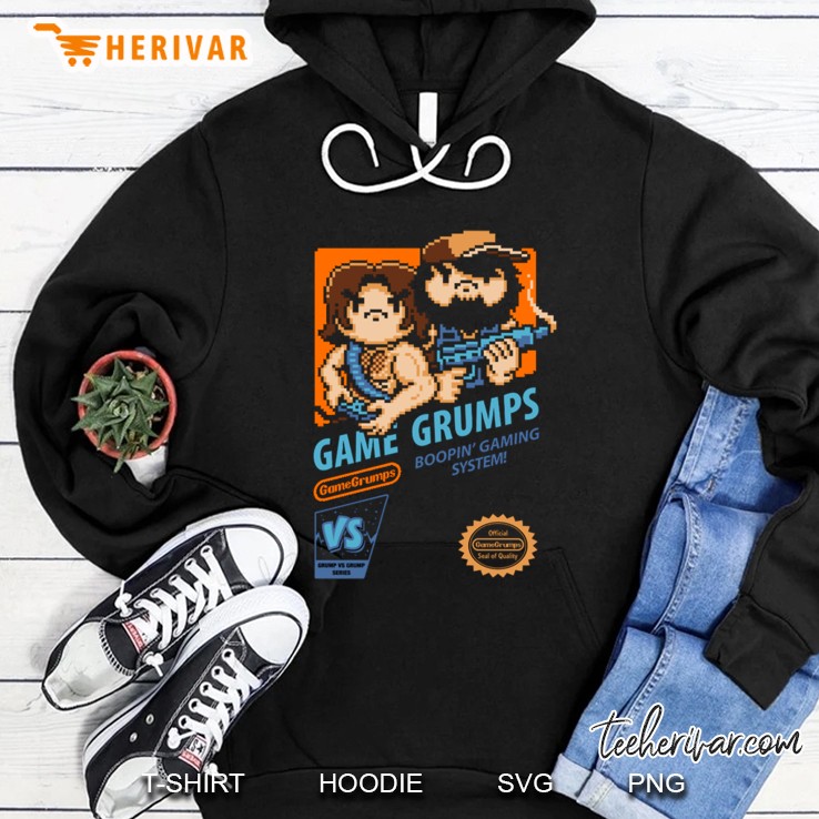 Game Grumps Nes Cover Slim Fit Hoodie