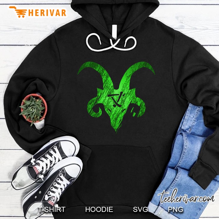 Horned Skaven Green Classic Hoodie