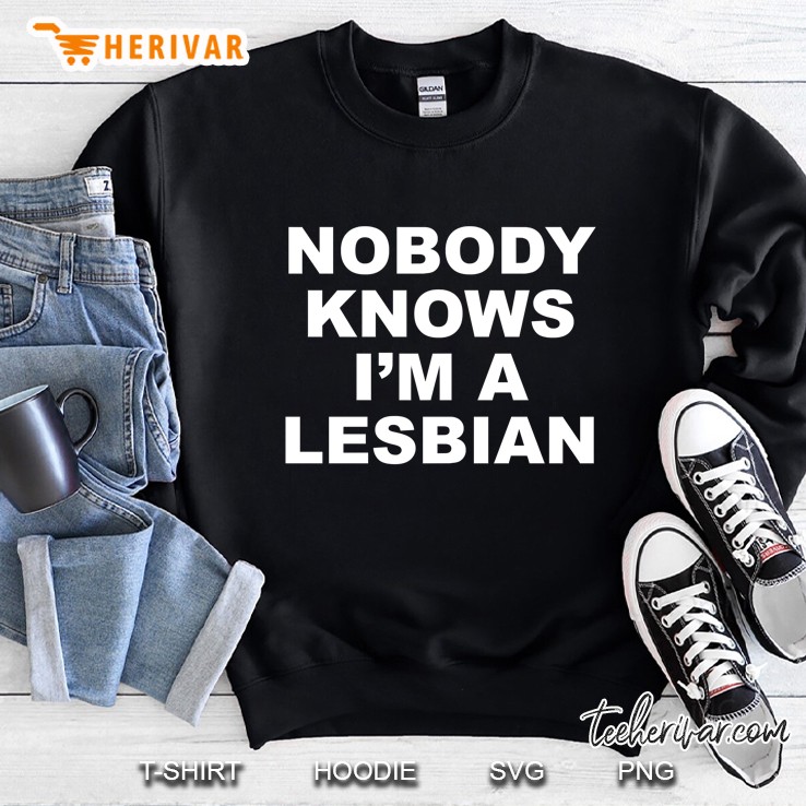 Nobody Knows I'M A Lesbian Mugs