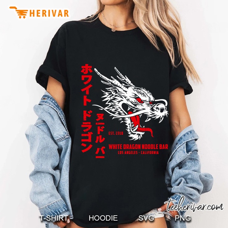 White Dragon Noodle Bar (Aged Look) Hoodie