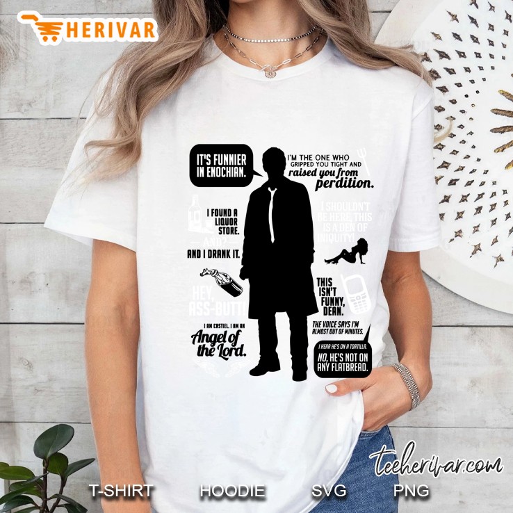 Castiel Quotes Ladies Tee