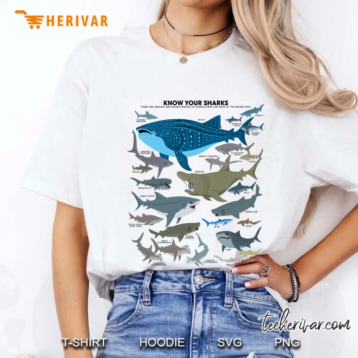 Know Your Sharks Ladies Tee