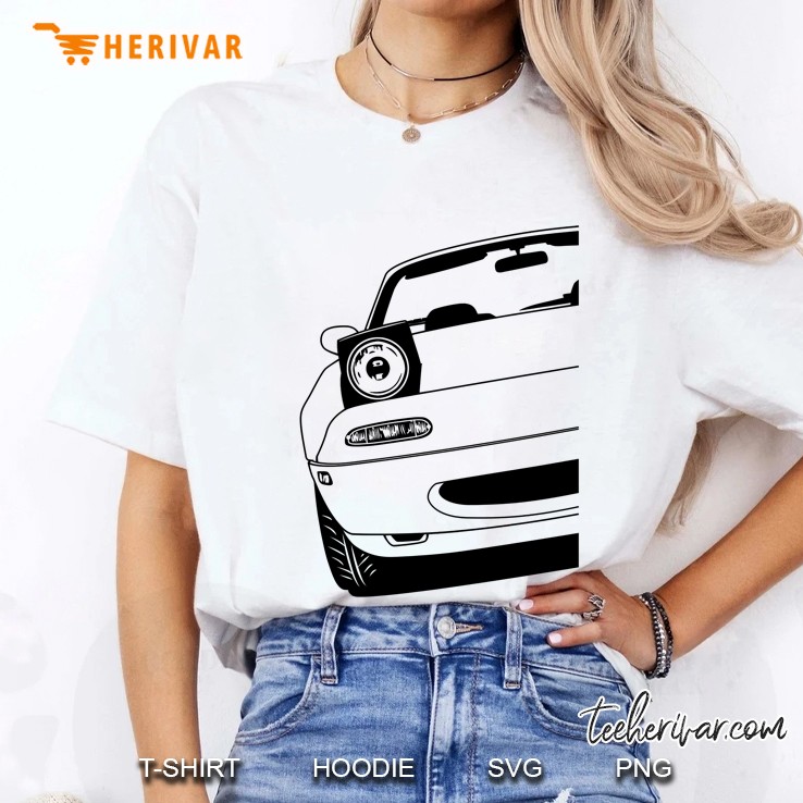 Mazda Mx5 Na Mk1 Bes Design Ladies Tee
