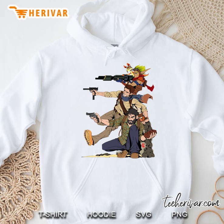 Naughty Dog - Drake, Joel, Jak Hoodie