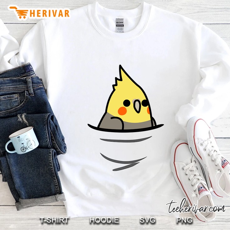 Too Many Birds! - Yellow Cockatiel Sweatshirt