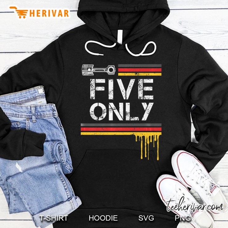 Automotive Apparel 5 Zylinder Motor Deutschland Hoodie