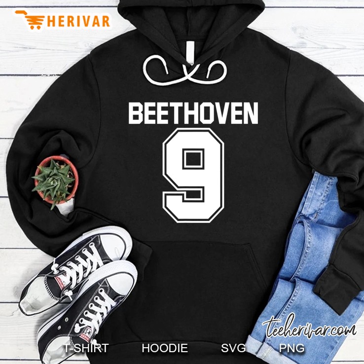 Beethoven 9Th Symphony Englische Musik Hoodie