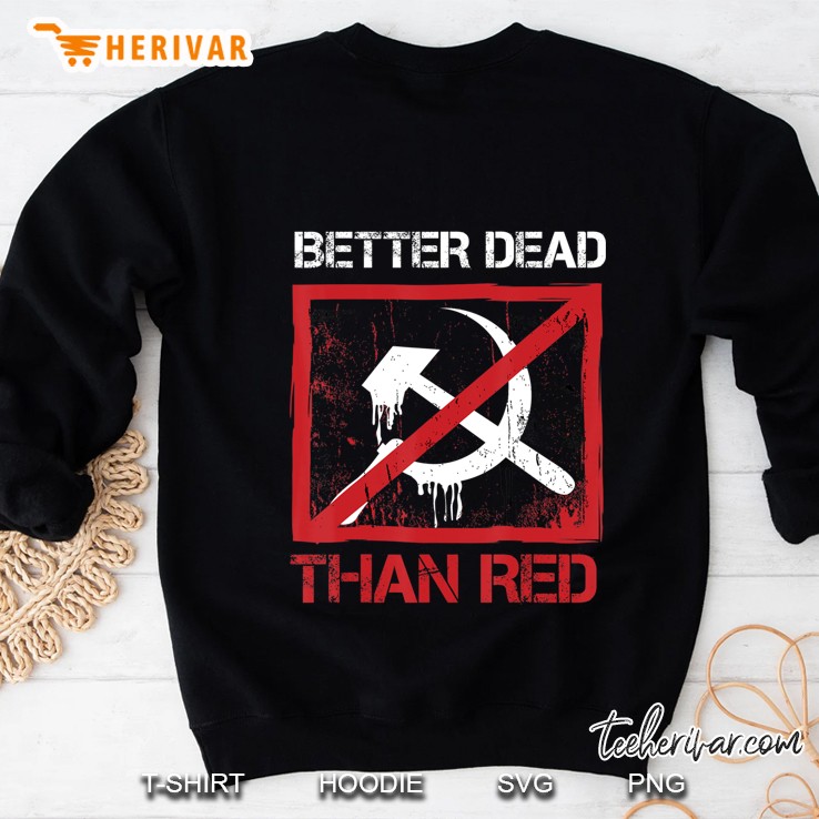 Better Dead Than Red Anti Sozialismus Kapitalismus Grüne Mugs