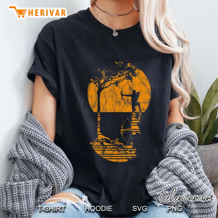 Bogenschütze Sonnenuntergang Ladies Tee