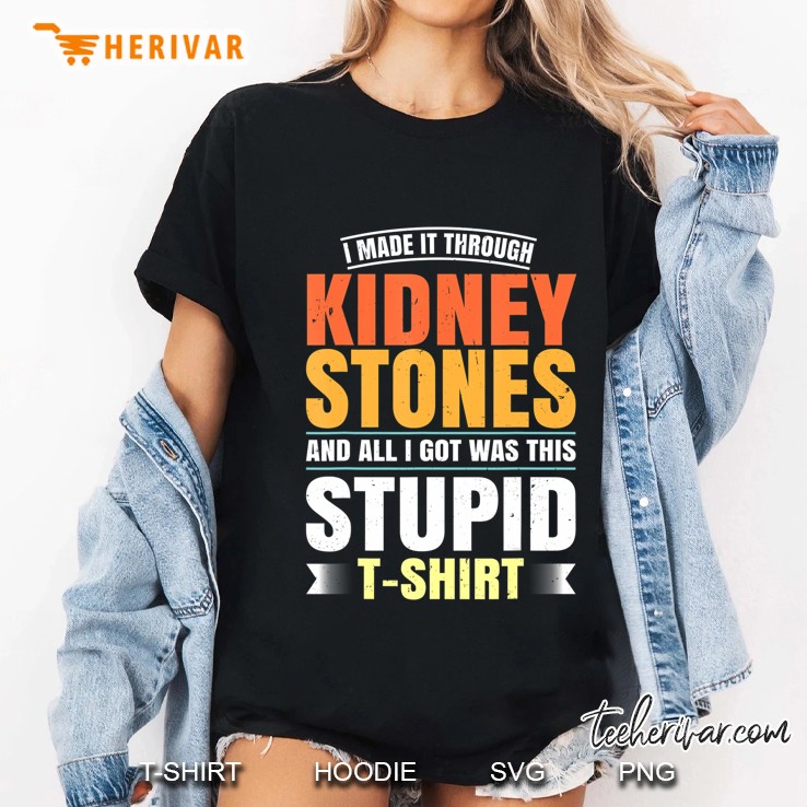 Funny Kidney Stones Surgery Survivor Recovery Humor Get Well Hoodie