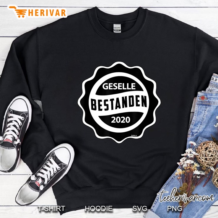 Geselle 2020 Geschenk Prüfung Bestanden Ausbildung Sweatshirt