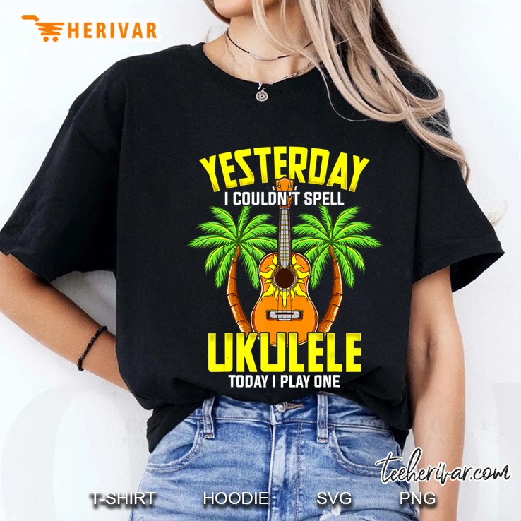 Gestern Konnte Ich Nicht Buchstabieren Ukulele Today Gitarre Ladies Tee