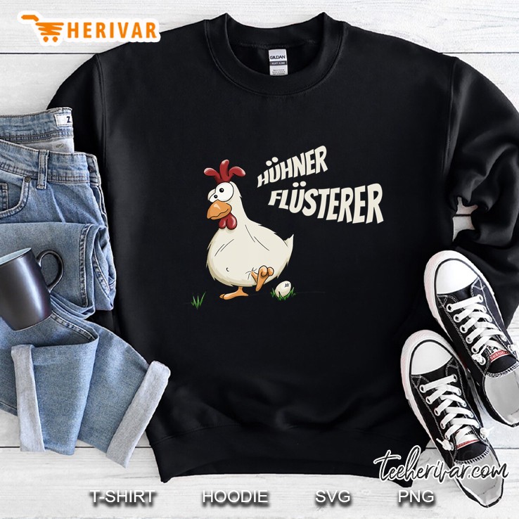 Hühner Flüsterer Verrücktes Huhn Landwirt Bauer Sweatshirt