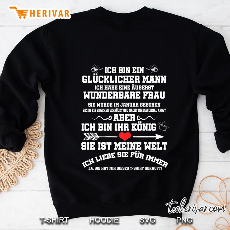 Herren Ich Habe Eine Äußerst Wunderbare Frau Sweatshirt