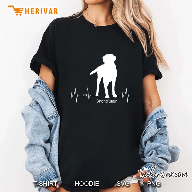 Herzschlag Pulslinie Design - Broholmer Geschenk Ladies Tee