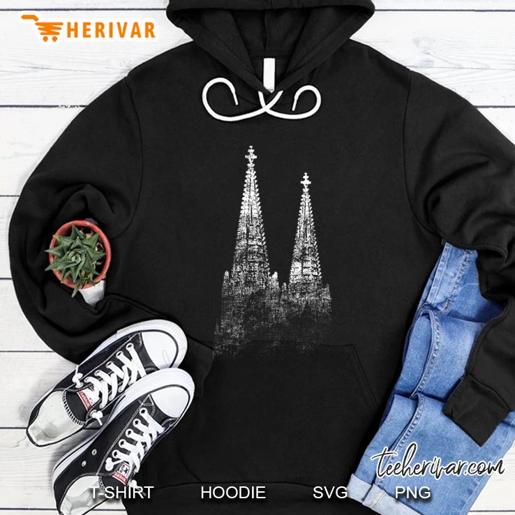 Kölner Dom Vintage Für Kölner Fans Aus Kölle Heimat Köln Hoodie