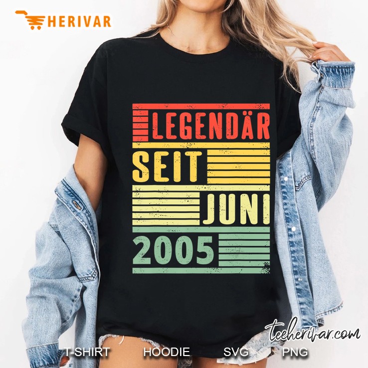 Legendär Seit Juni 2005 15. Geburtstag Vintage Ladies Tee