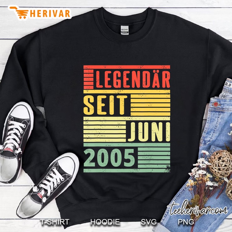 Legendär Seit Juni 2005 15. Geburtstag Vintage Sweatshirt