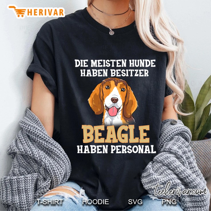 Lustiges Beagle Hund Beagle Hundekopf Ladies Tee