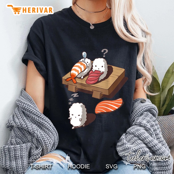Lustiges Japanisches Nigiri Sushi Sleepwalking Ladies Tee