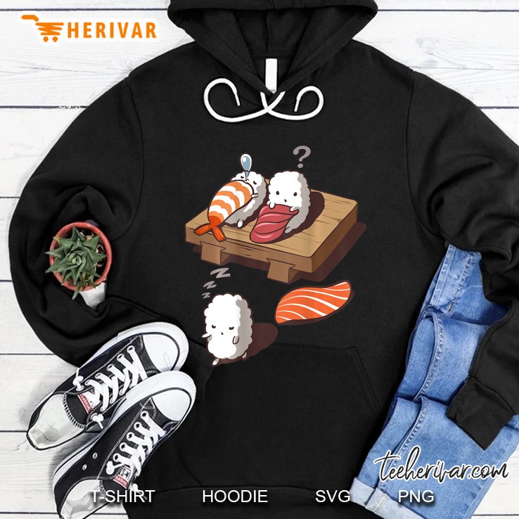 Lustiges Japanisches Nigiri Sushi Sleepwalking Hoodie