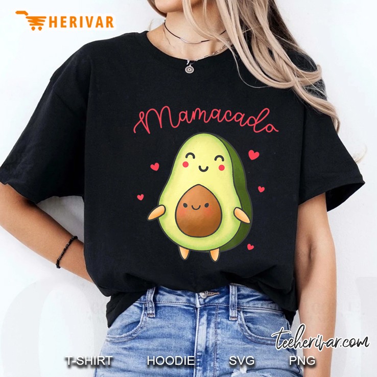 Mamacado Funny Pregnant Avocado Lover Ladies Tee