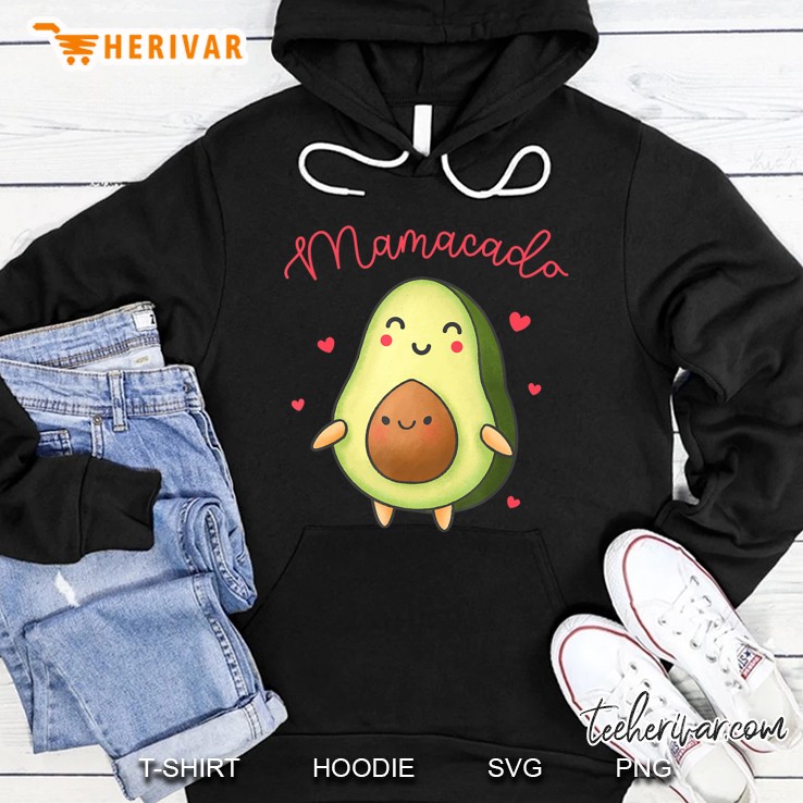 Mamacado Funny Pregnant Avocado Lover Hoodie