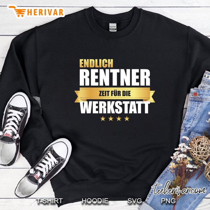 Rentner Werkstatt Opa Rente Handwerker Handwerk Geschenk Sweatshirt