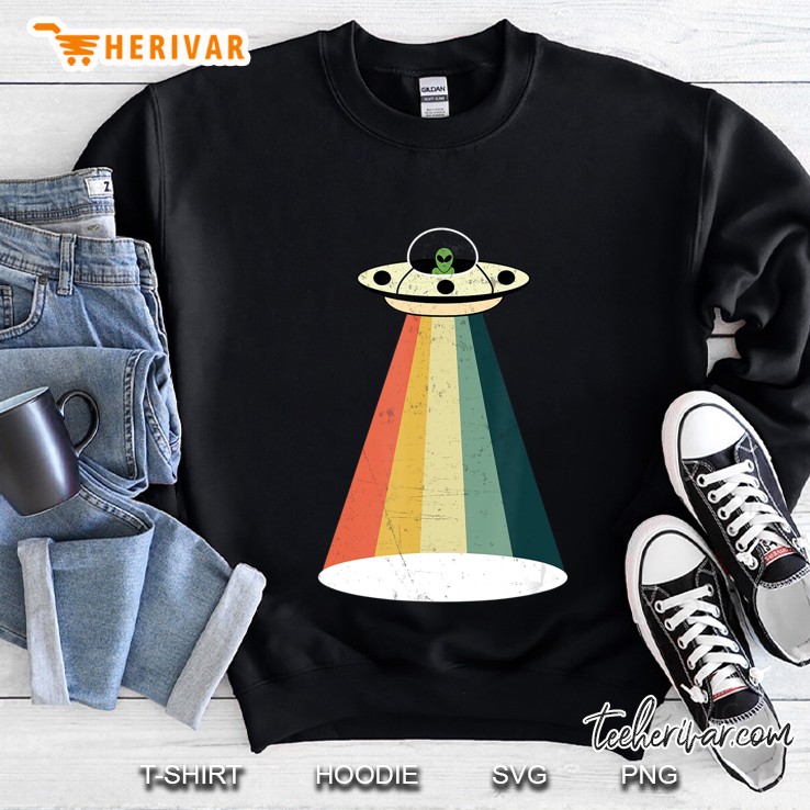 Retro Vintage Alien Ufo Sweatshirt