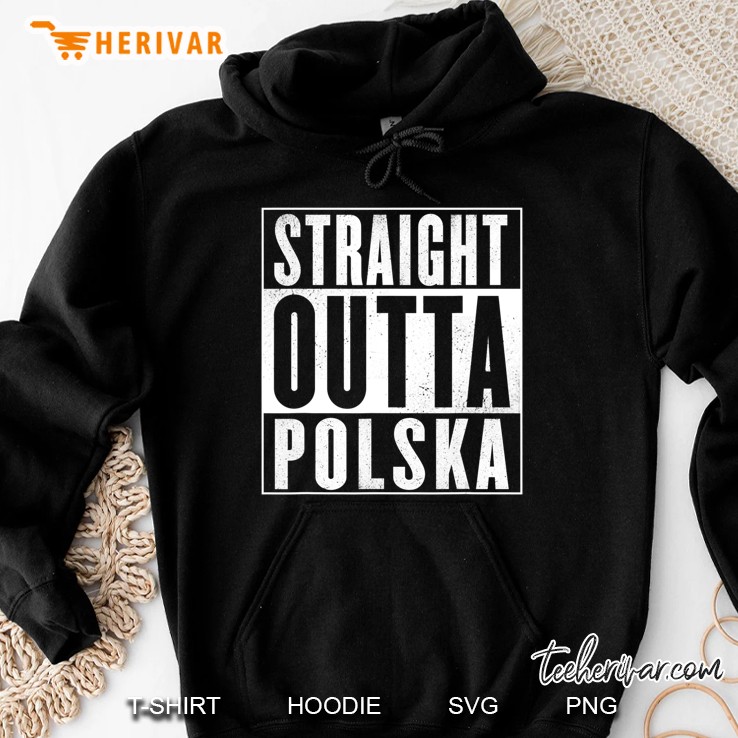 Straight Outta Polska - Polen Hoodie